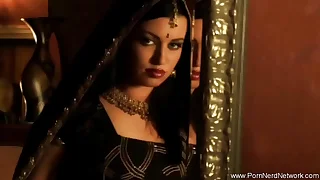 Horny Brunette Girl From India Playing With The brush Perfect Making